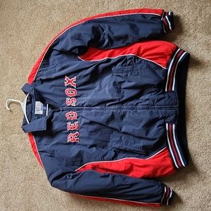 MLB Boston Red Sox Men's XXL Heavy Insulated Winter Jacket Blue/Red